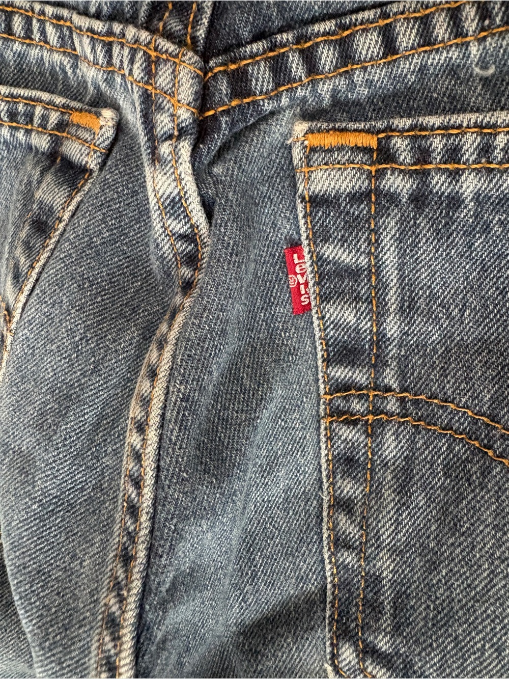 Vintage Levi's 551 Relaxed Fit Tapered Jeans Womens 14 Medium Wash vintage y2k - Picture 7 of 9